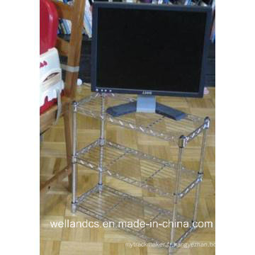 Chrome Living Room Metal Wire Rack (CJ603060C3C)